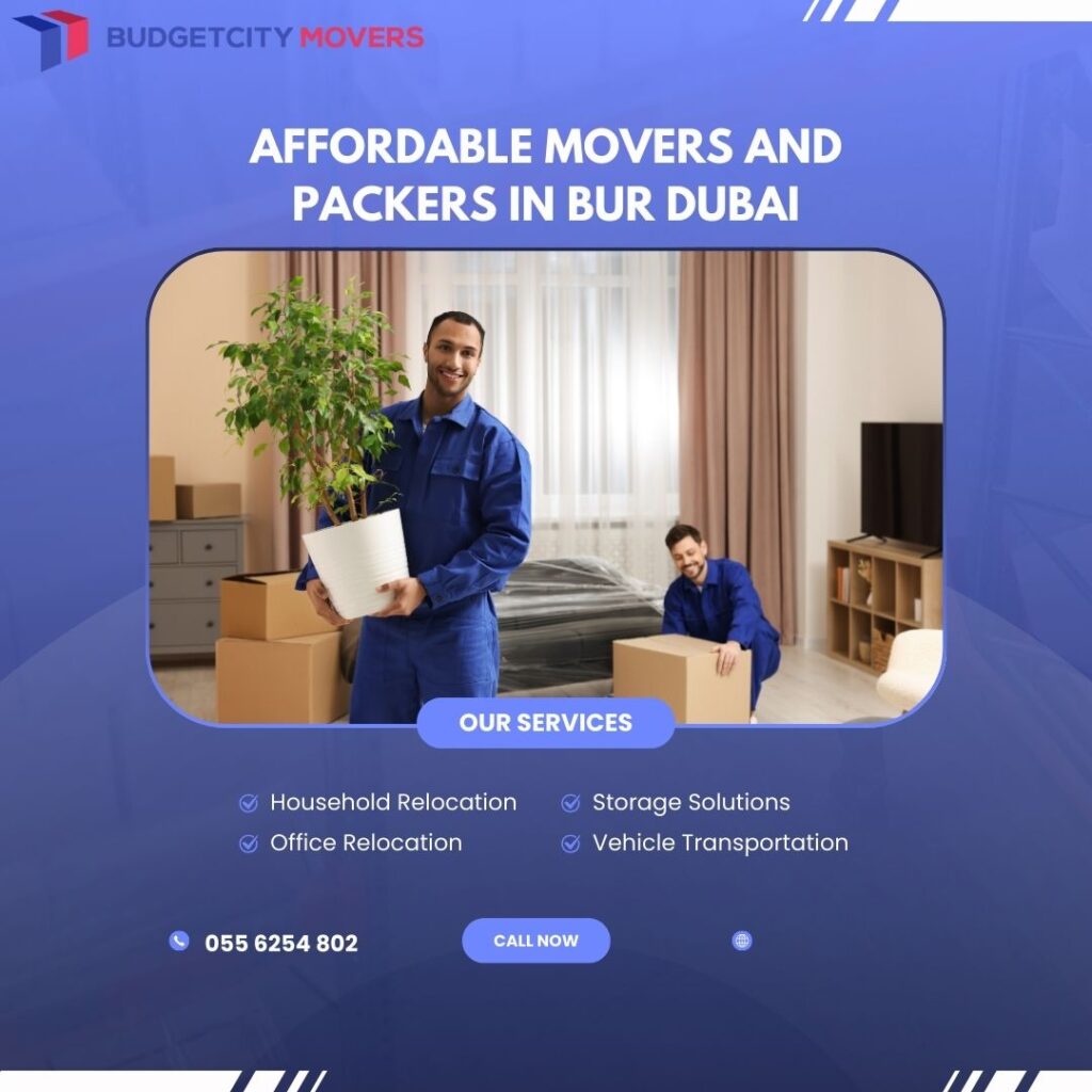 "Affordable movers and packers in Bur Dubai loading furniture safely"