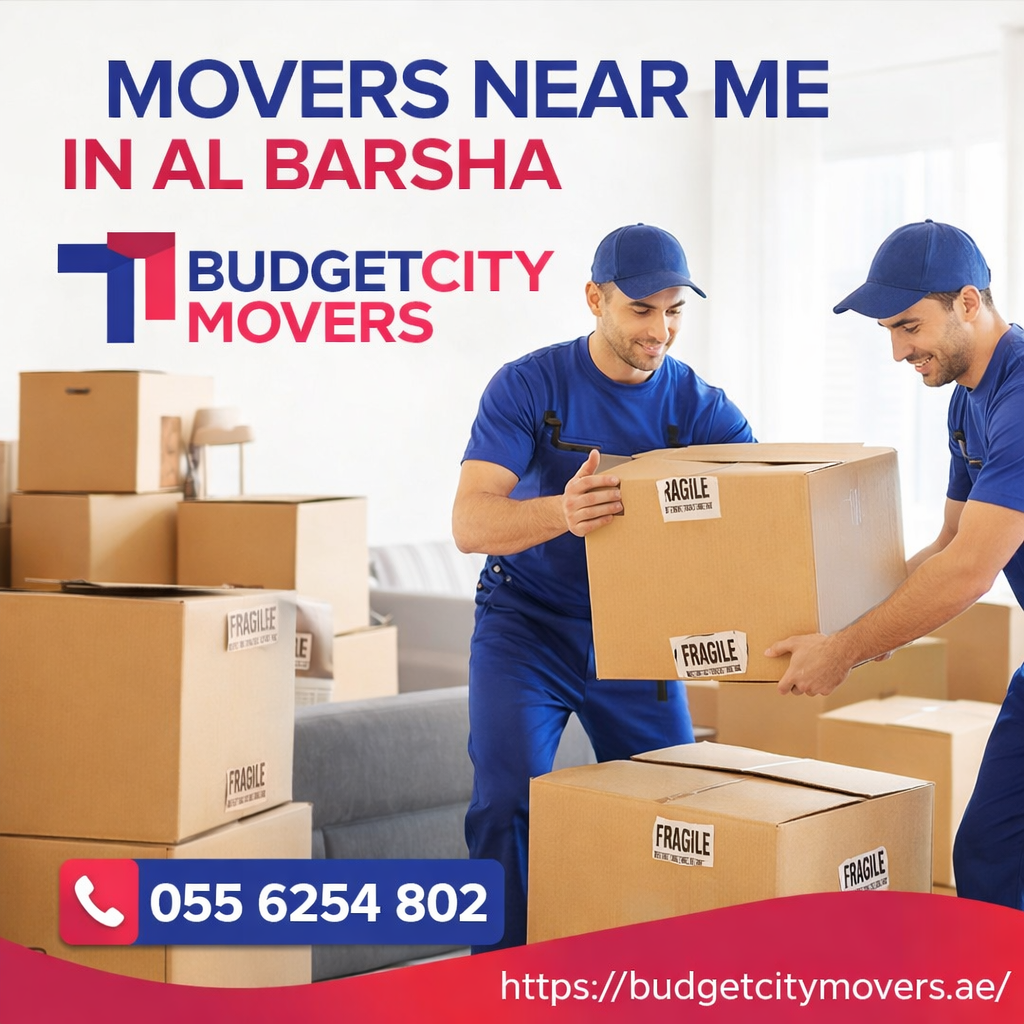 Budget City Movers in Al Barsha moving boxes and household items safely