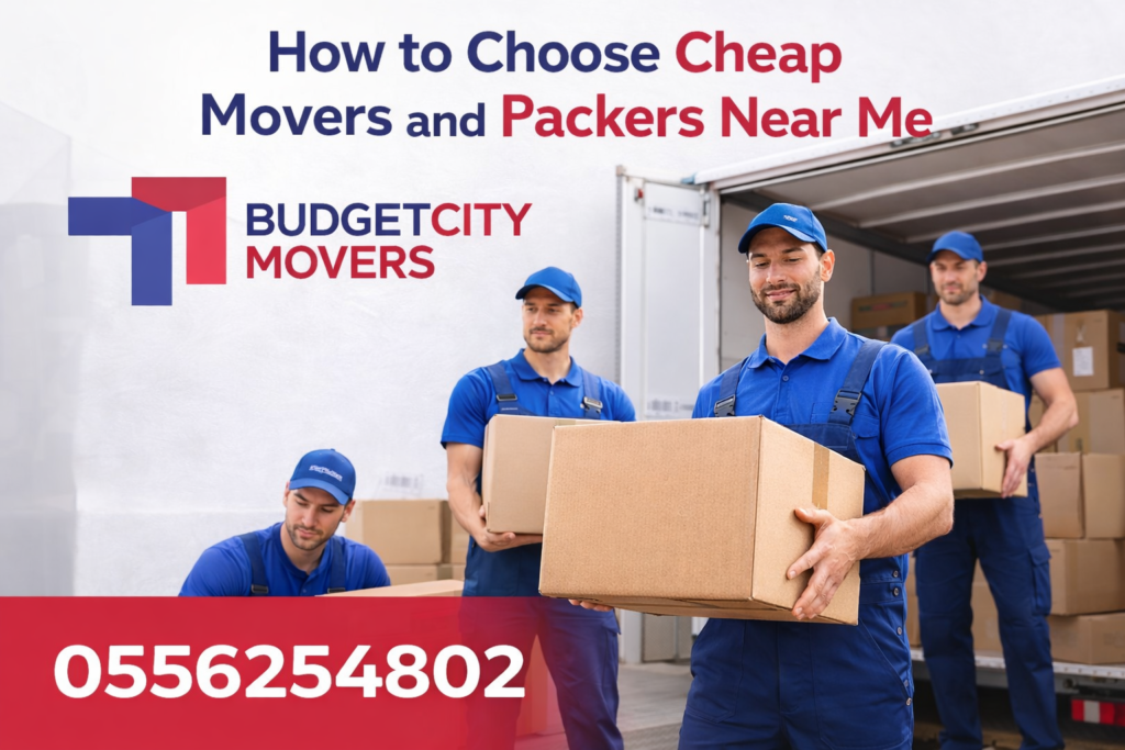 Cheap movers and packers near me guide featuring BudgetCity Movers trusted relocation services