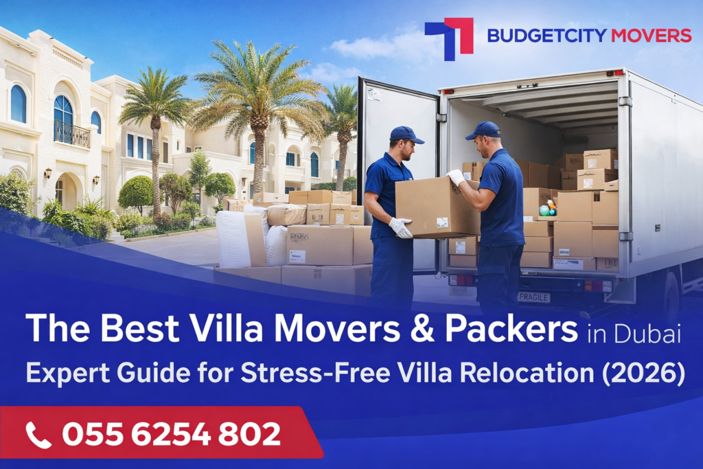 The Best Villa Movers & Packers in Dubai by Budget City Movers – professional villa relocation guide 2026