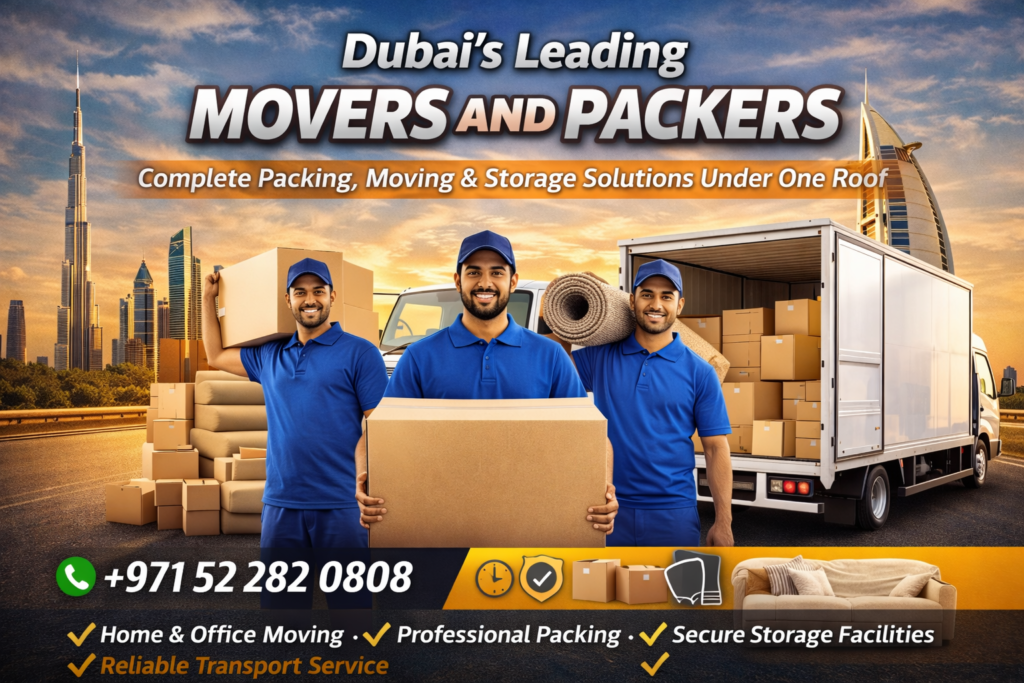 Reliable movers and packers in Dubai providing home shifting, office moving and storage solutions