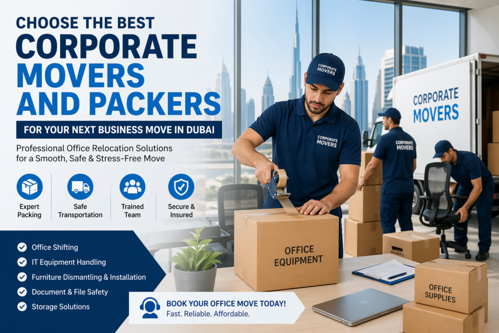 Choose the Best Corporate Movers and Packers for Your Next Business Move in Dubai