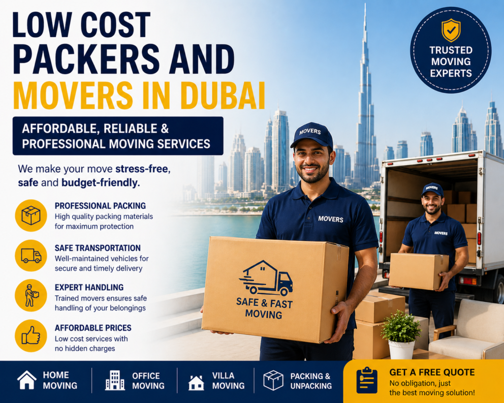Low Cost Packers and Movers in Dubai