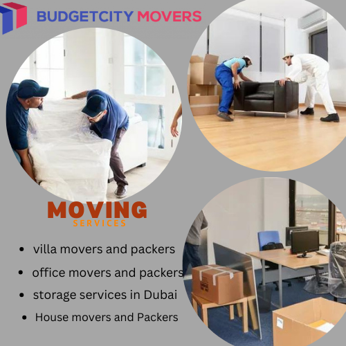 Professional villa movers packing furniture in Dubai